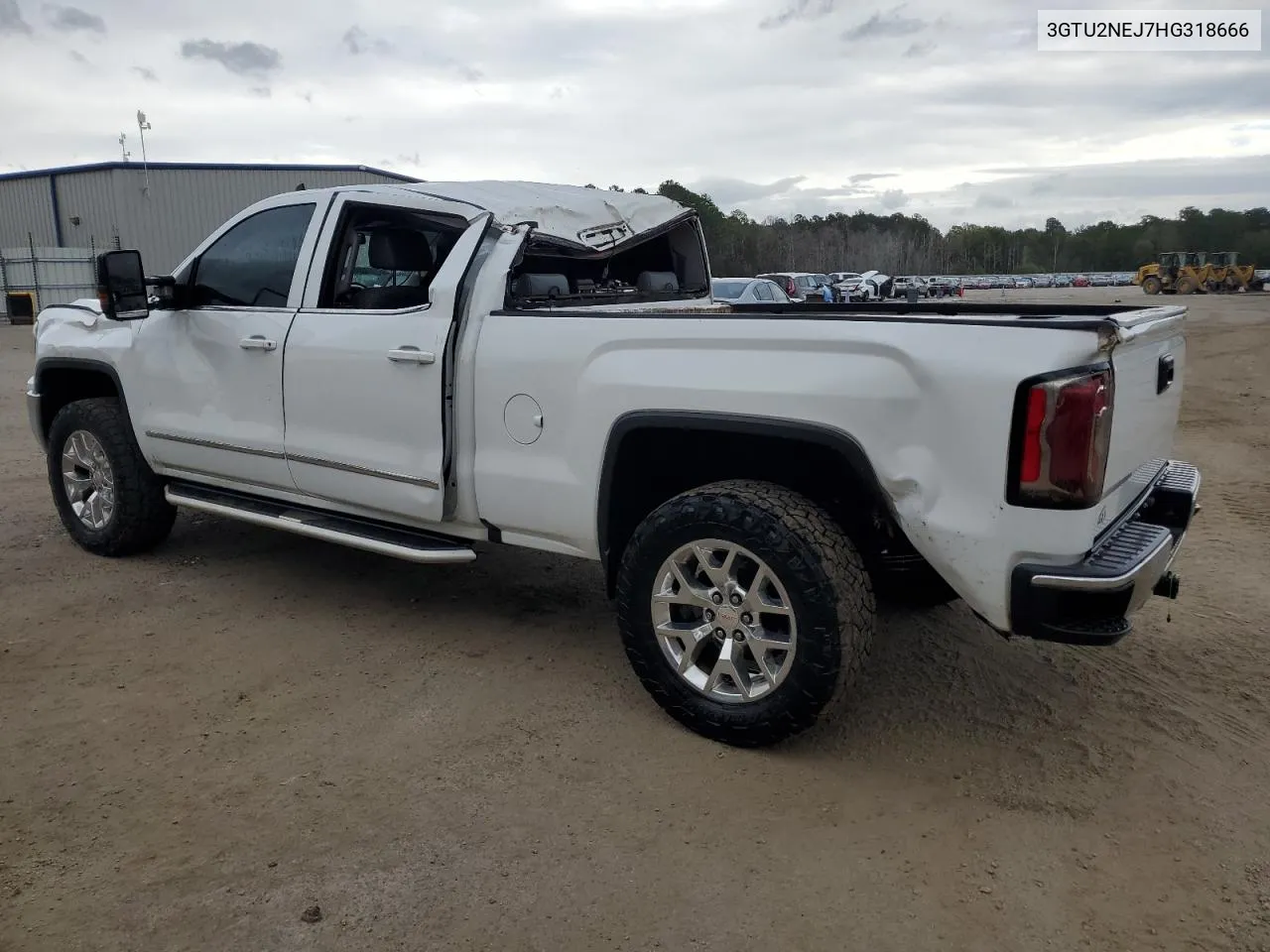 2017 GMC Sierra K1500 Slt VIN: 3GTU2NEJ7HG318666 Lot: 74774514