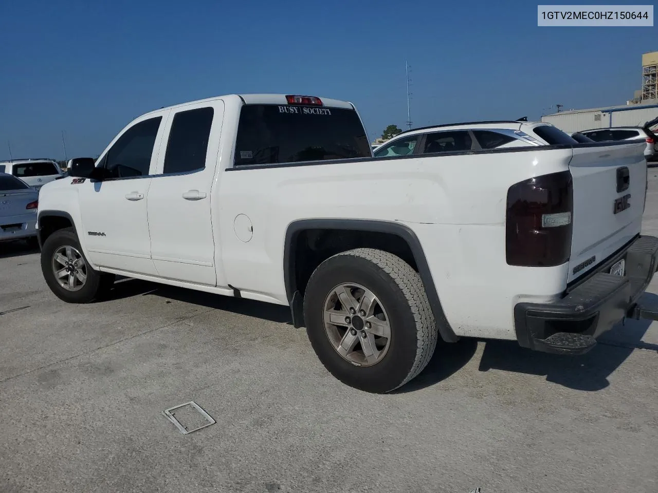 2017 GMC Sierra K1500 Sle VIN: 1GTV2MEC0HZ150644 Lot: 74816964