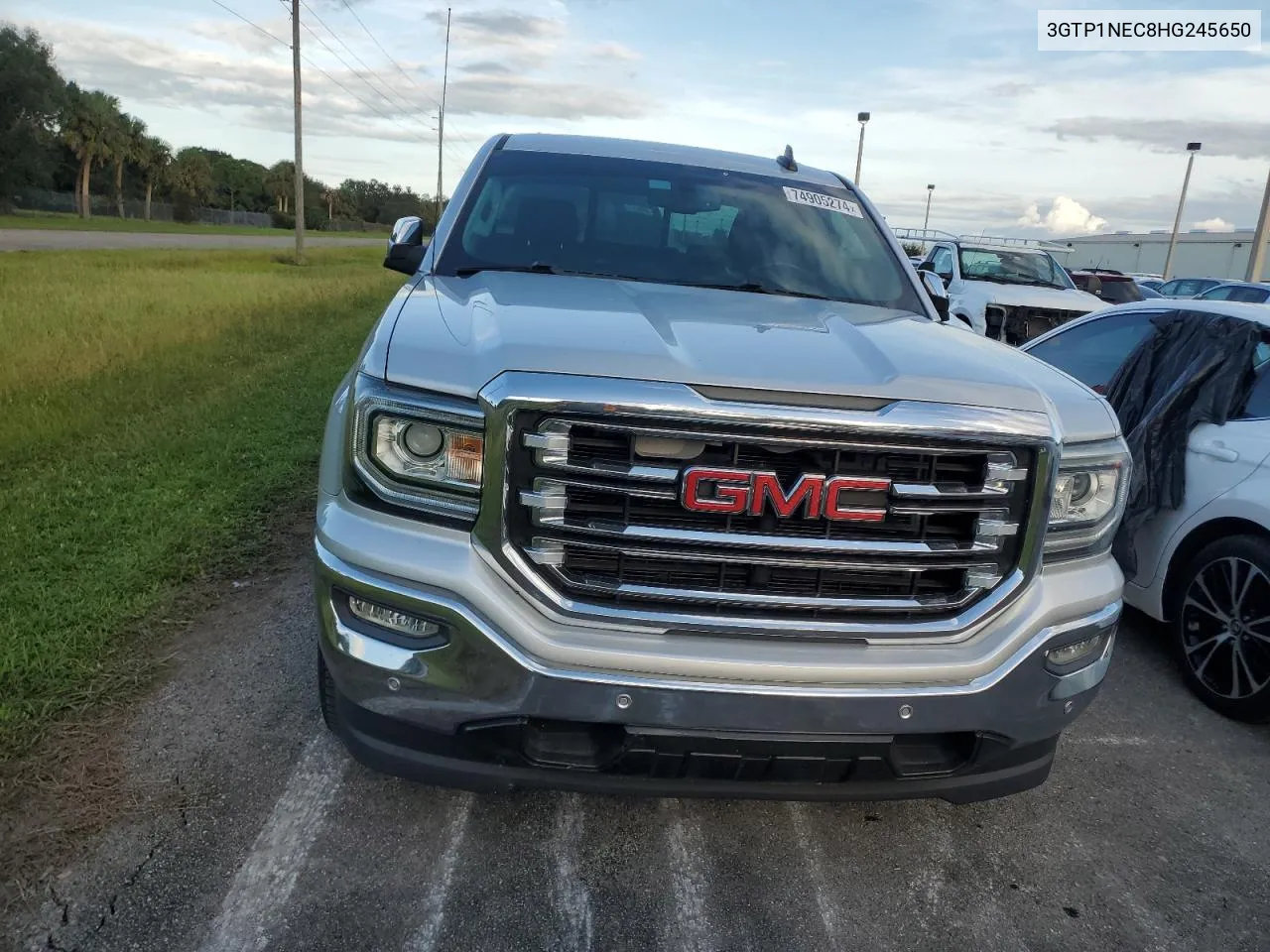 2017 GMC Sierra C1500 Slt VIN: 3GTP1NEC8HG245650 Lot: 74905274