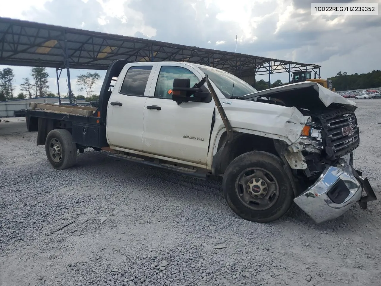 2017 GMC Sierra K2500 Heavy Duty VIN: 1GD22REG7HZ239352 Lot: 74921224