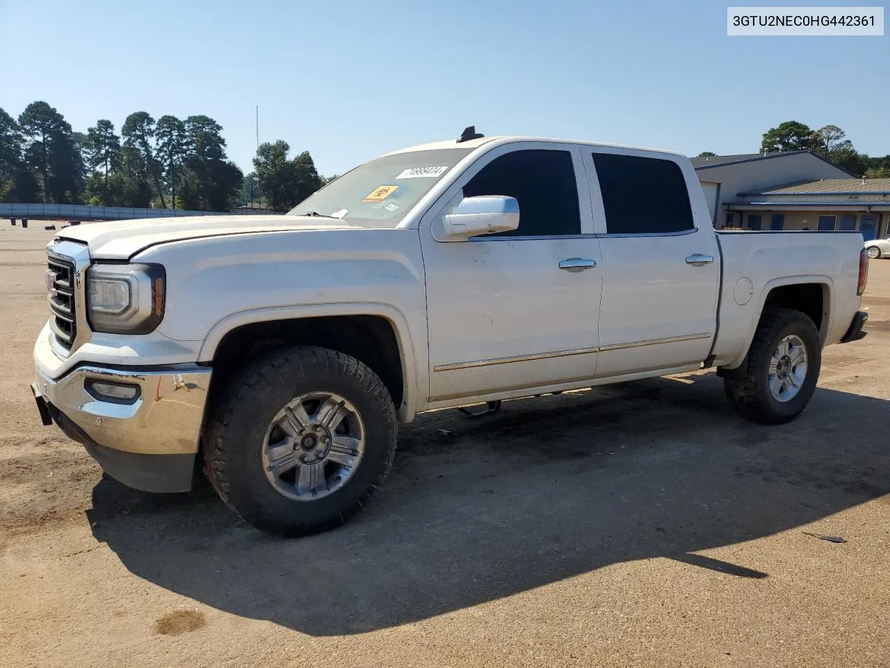 2017 GMC Sierra K1500 Slt VIN: 3GTU2NEC0HG442361 Lot: 74999404