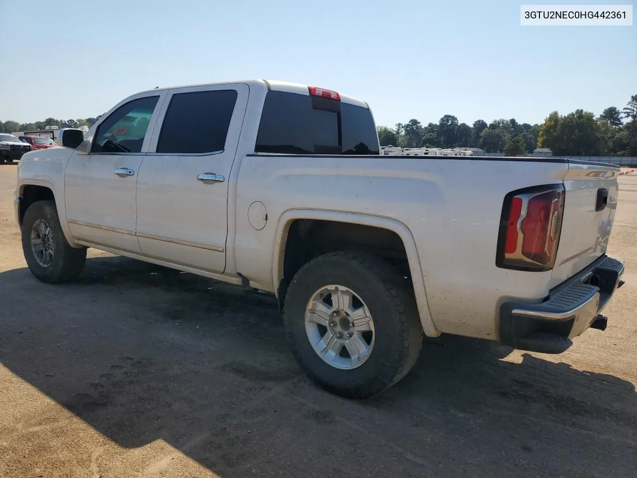 2017 GMC Sierra K1500 Slt VIN: 3GTU2NEC0HG442361 Lot: 74999404