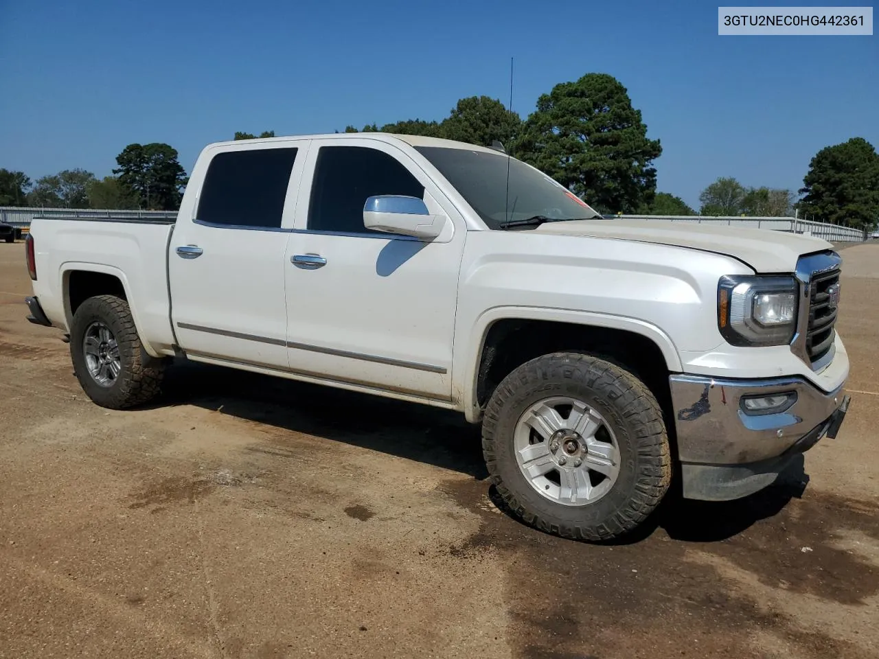 2017 GMC Sierra K1500 Slt VIN: 3GTU2NEC0HG442361 Lot: 74999404