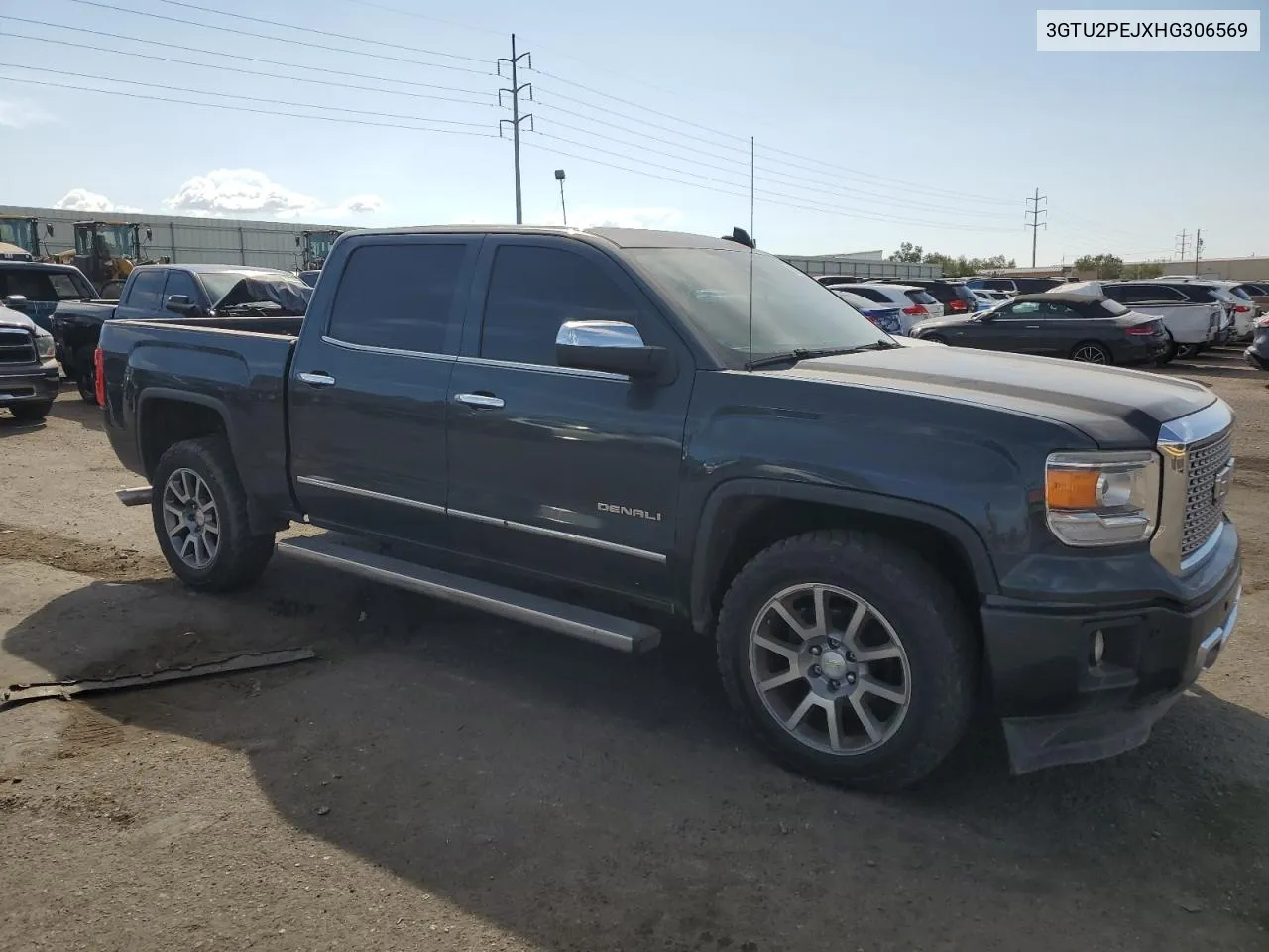 2017 GMC Sierra K1500 Denali VIN: 3GTU2PEJXHG306569 Lot: 75004774