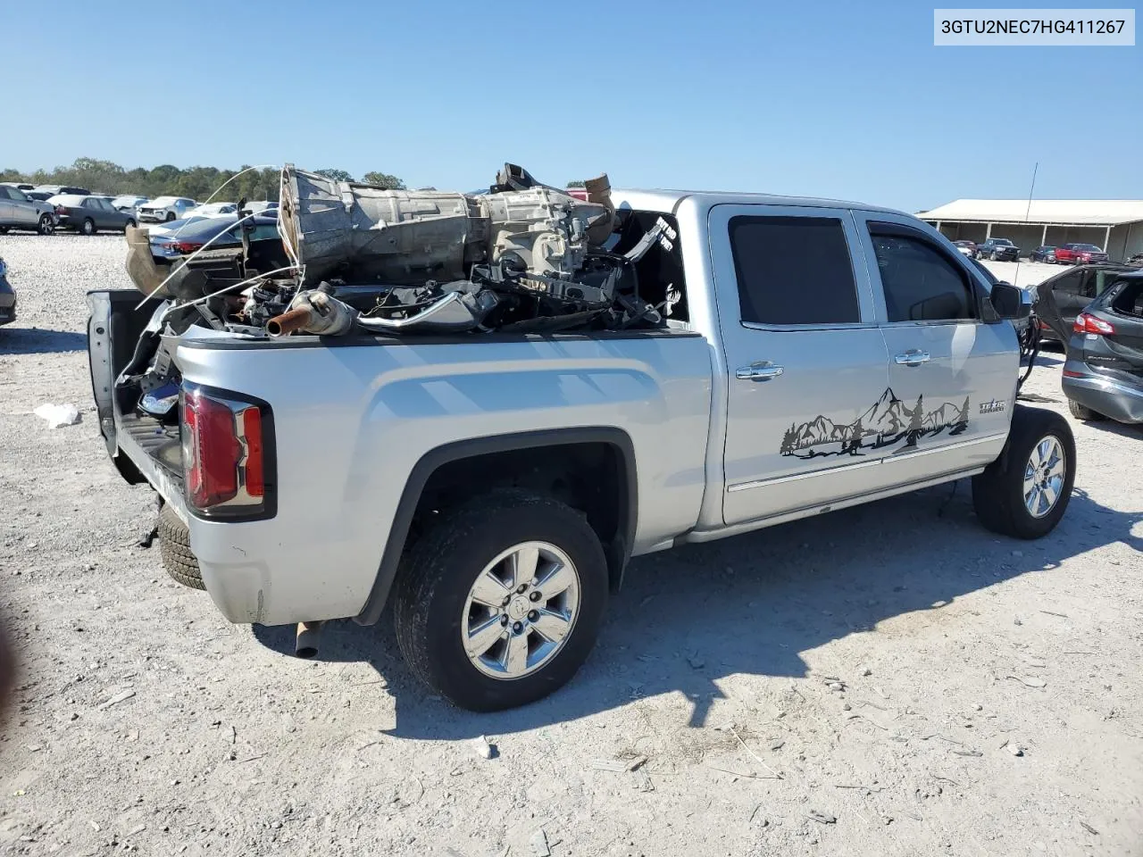 2017 GMC Sierra K1500 Slt VIN: 3GTU2NEC7HG411267 Lot: 75035374