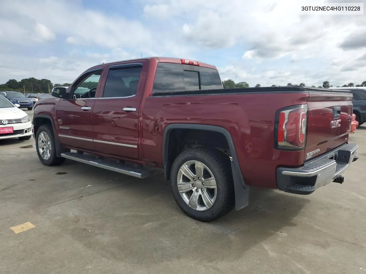 2017 GMC Sierra K1500 Slt VIN: 3GTU2NEC4HG110228 Lot: 75087274