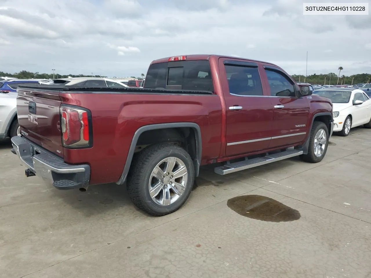 2017 GMC Sierra K1500 Slt VIN: 3GTU2NEC4HG110228 Lot: 75087274