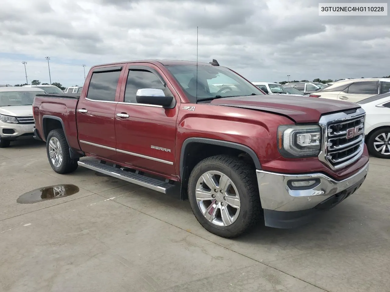 2017 GMC Sierra K1500 Slt VIN: 3GTU2NEC4HG110228 Lot: 75087274