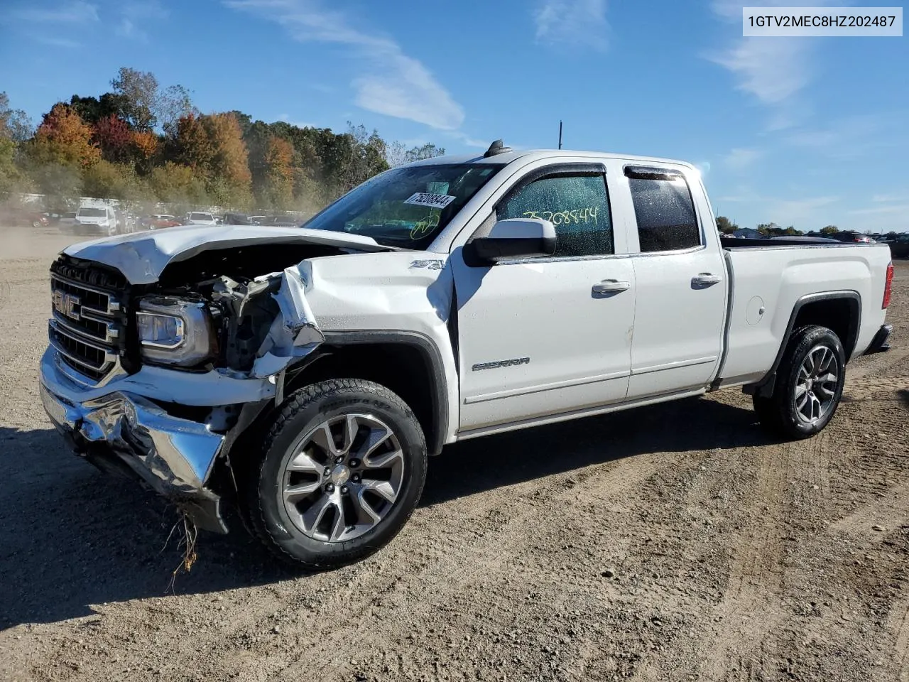 2017 GMC Sierra K1500 Sle VIN: 1GTV2MEC8HZ202487 Lot: 75208844