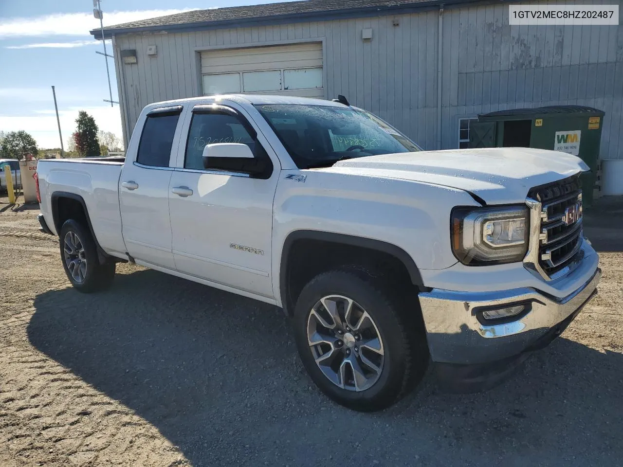 2017 GMC Sierra K1500 Sle VIN: 1GTV2MEC8HZ202487 Lot: 75208844