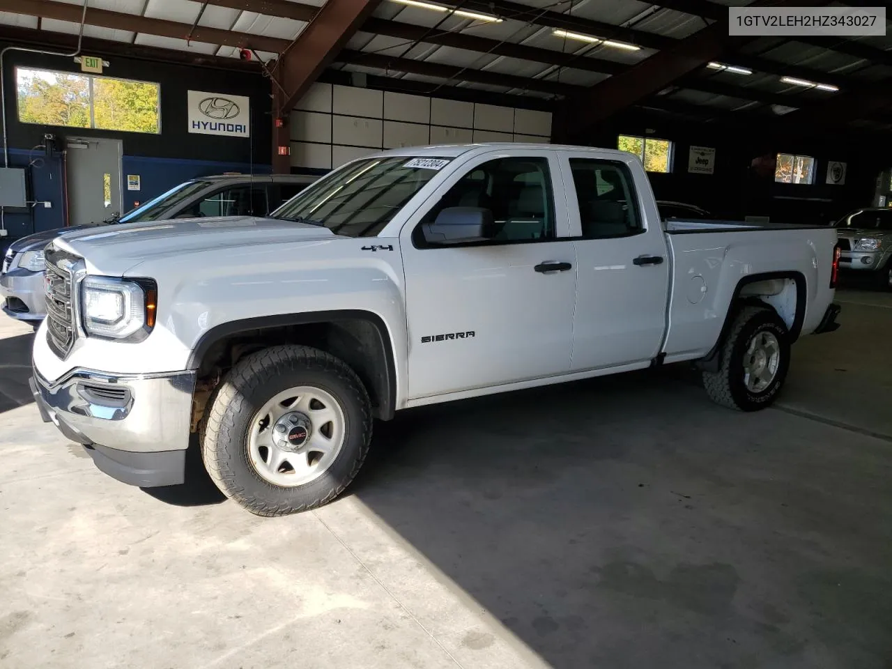 2017 GMC Sierra K1500 VIN: 1GTV2LEH2HZ343027 Lot: 75212304