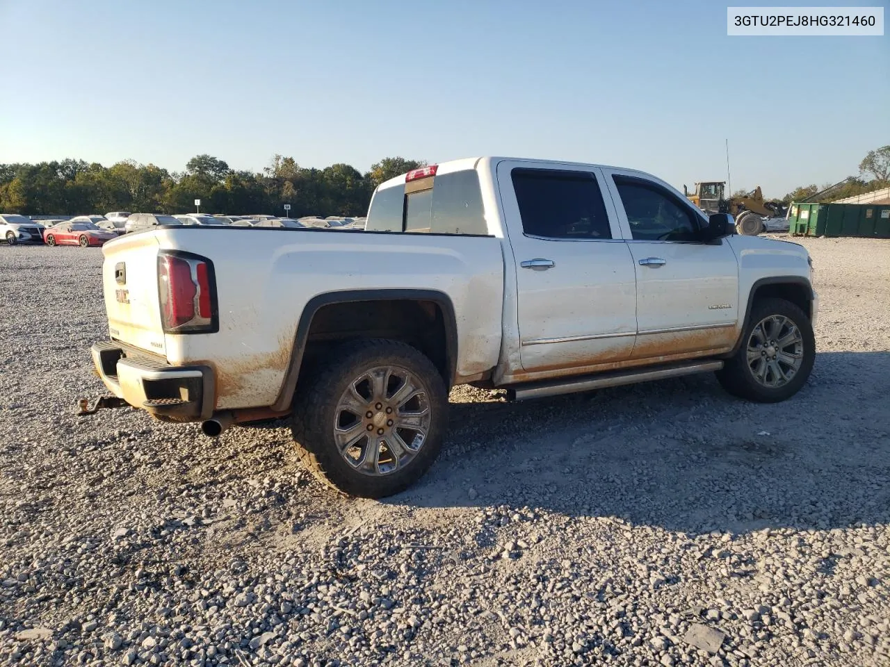 2017 GMC Sierra K1500 Denali VIN: 3GTU2PEJ8HG321460 Lot: 75234874