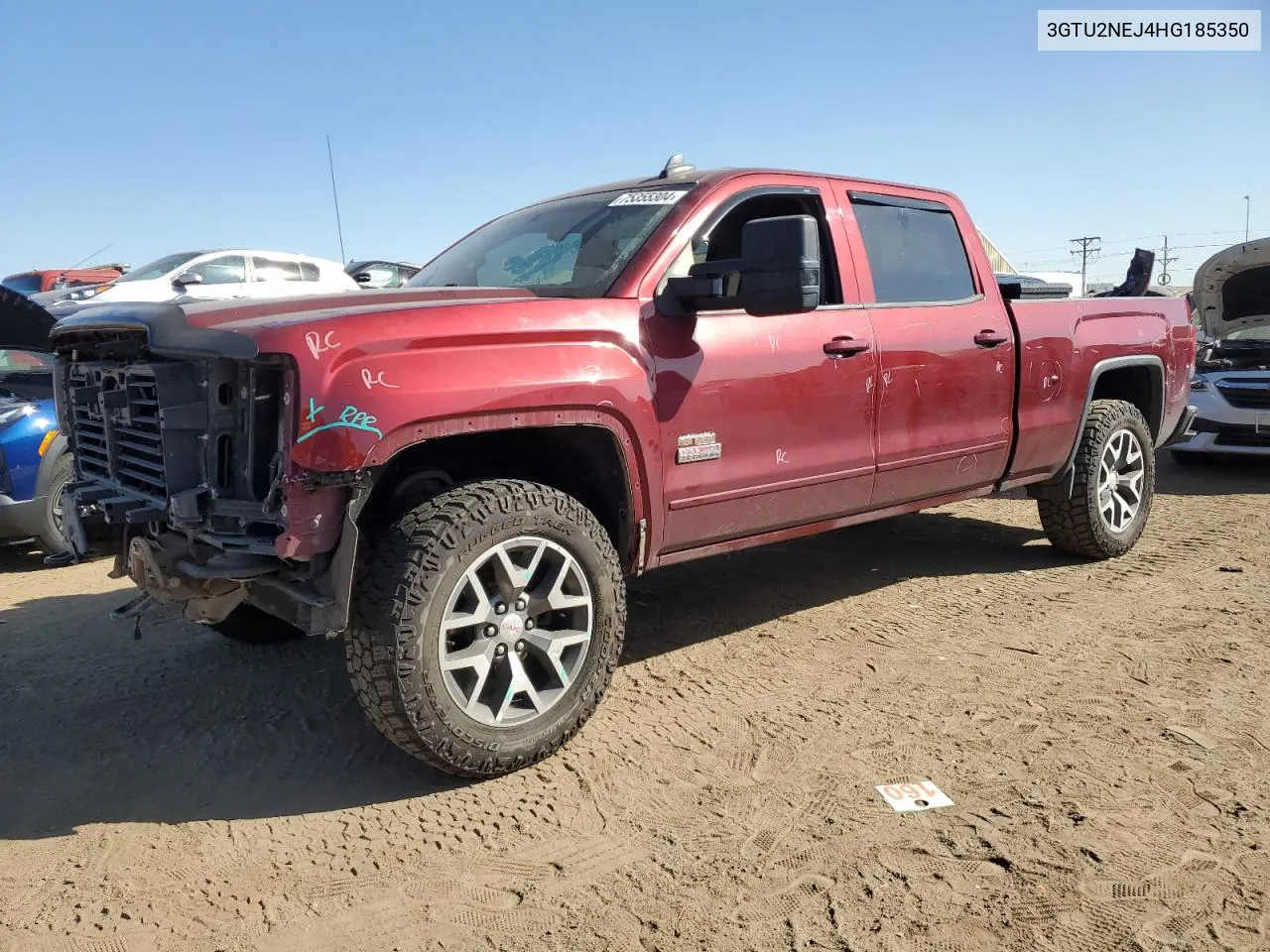 2017 GMC Sierra K1500 Slt VIN: 3GTU2NEJ4HG185350 Lot: 75355304