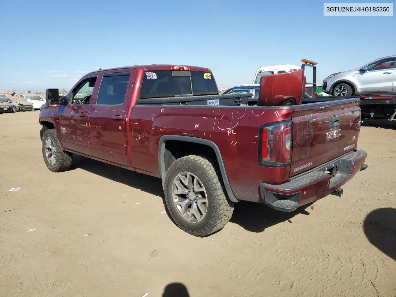 2017 GMC Sierra K1500 Slt VIN: 3GTU2NEJ4HG185350 Lot: 75355304