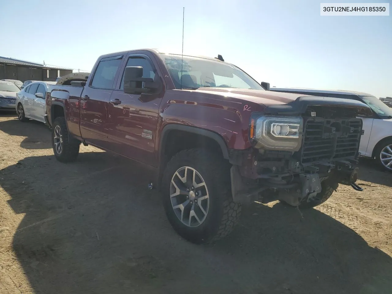 2017 GMC Sierra K1500 Slt VIN: 3GTU2NEJ4HG185350 Lot: 75355304