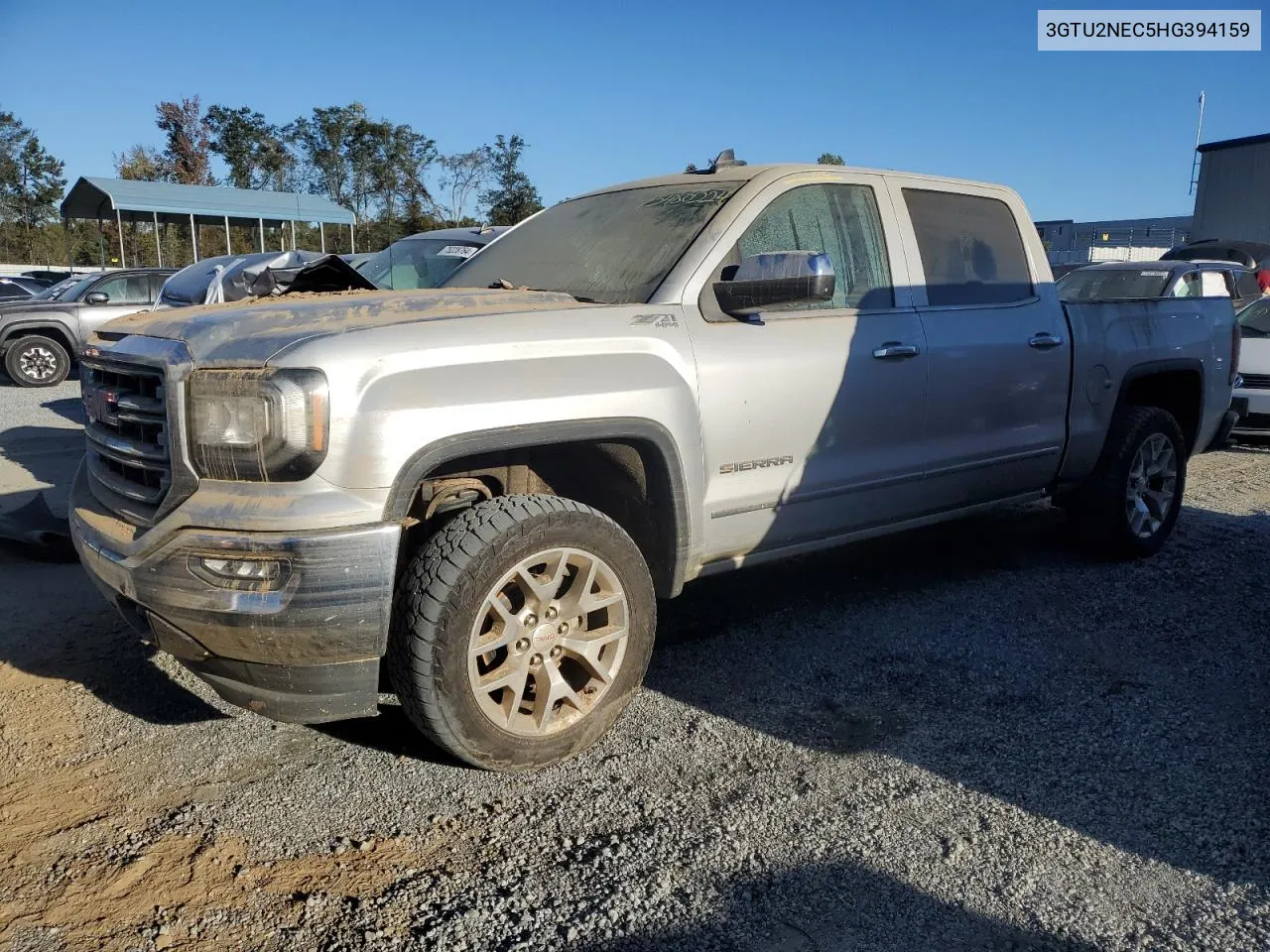 2017 GMC Sierra K1500 Slt VIN: 3GTU2NEC5HG394159 Lot: 75480224