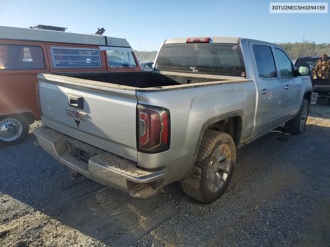 2017 GMC Sierra K1500 Slt VIN: 3GTU2NEC5HG394159 Lot: 75480224