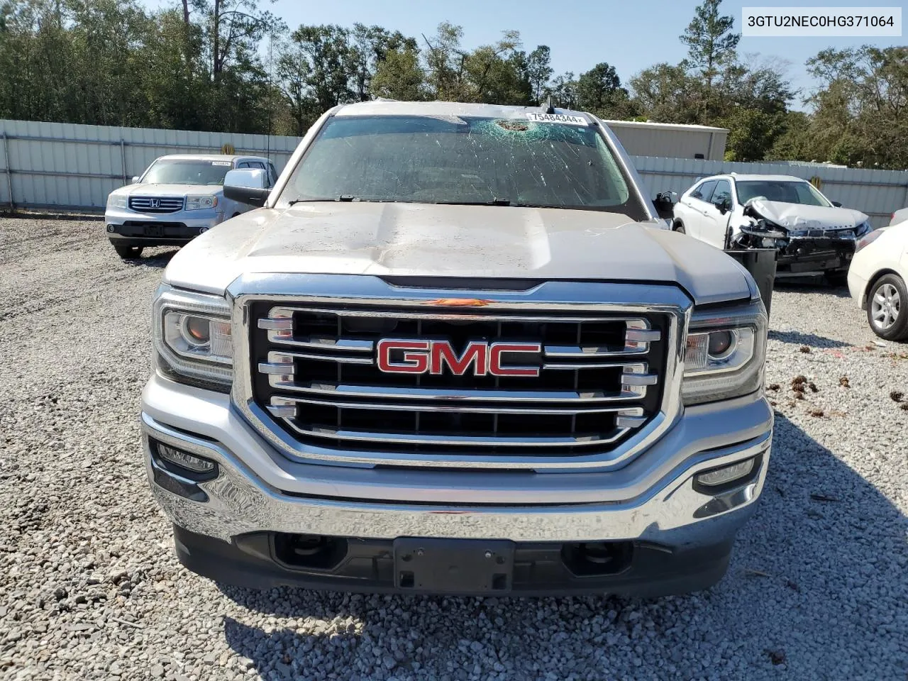 2017 GMC Sierra K1500 Slt VIN: 3GTU2NEC0HG371064 Lot: 75484344