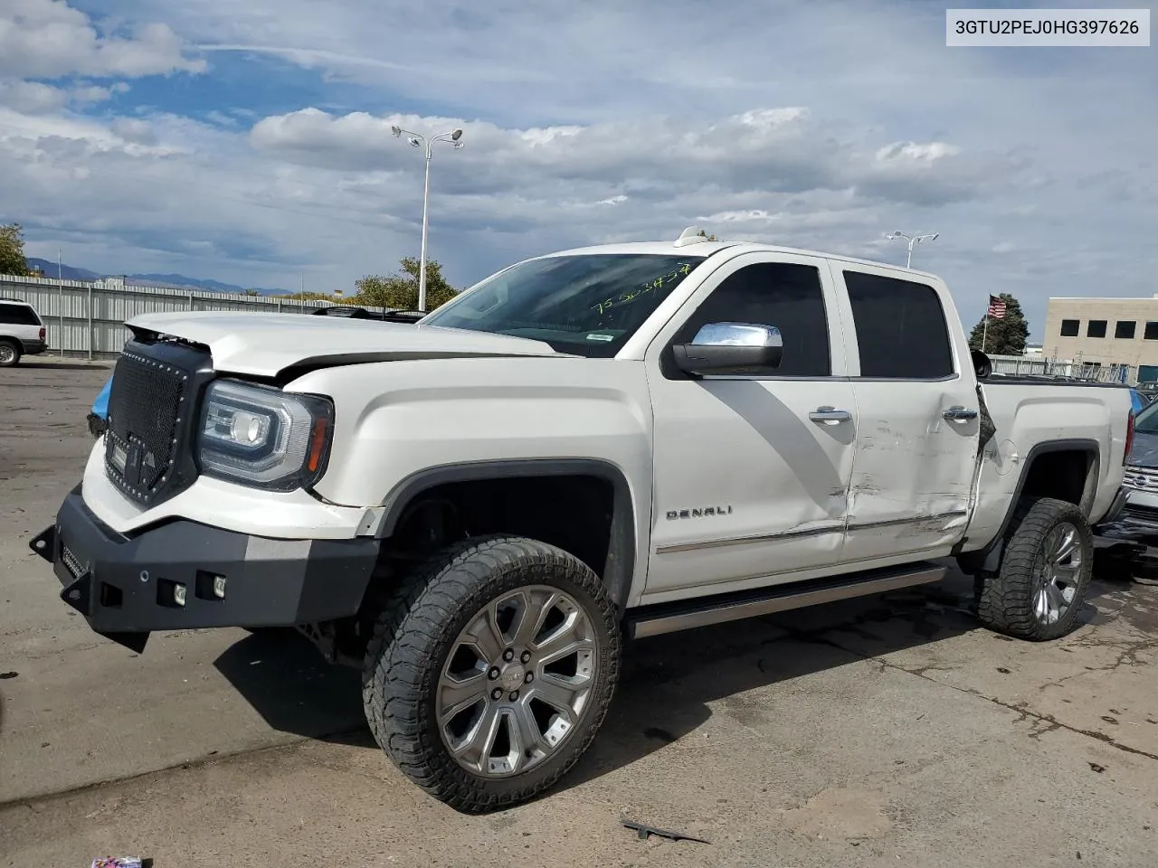 2017 GMC Sierra K1500 Denali VIN: 3GTU2PEJ0HG397626 Lot: 75503454