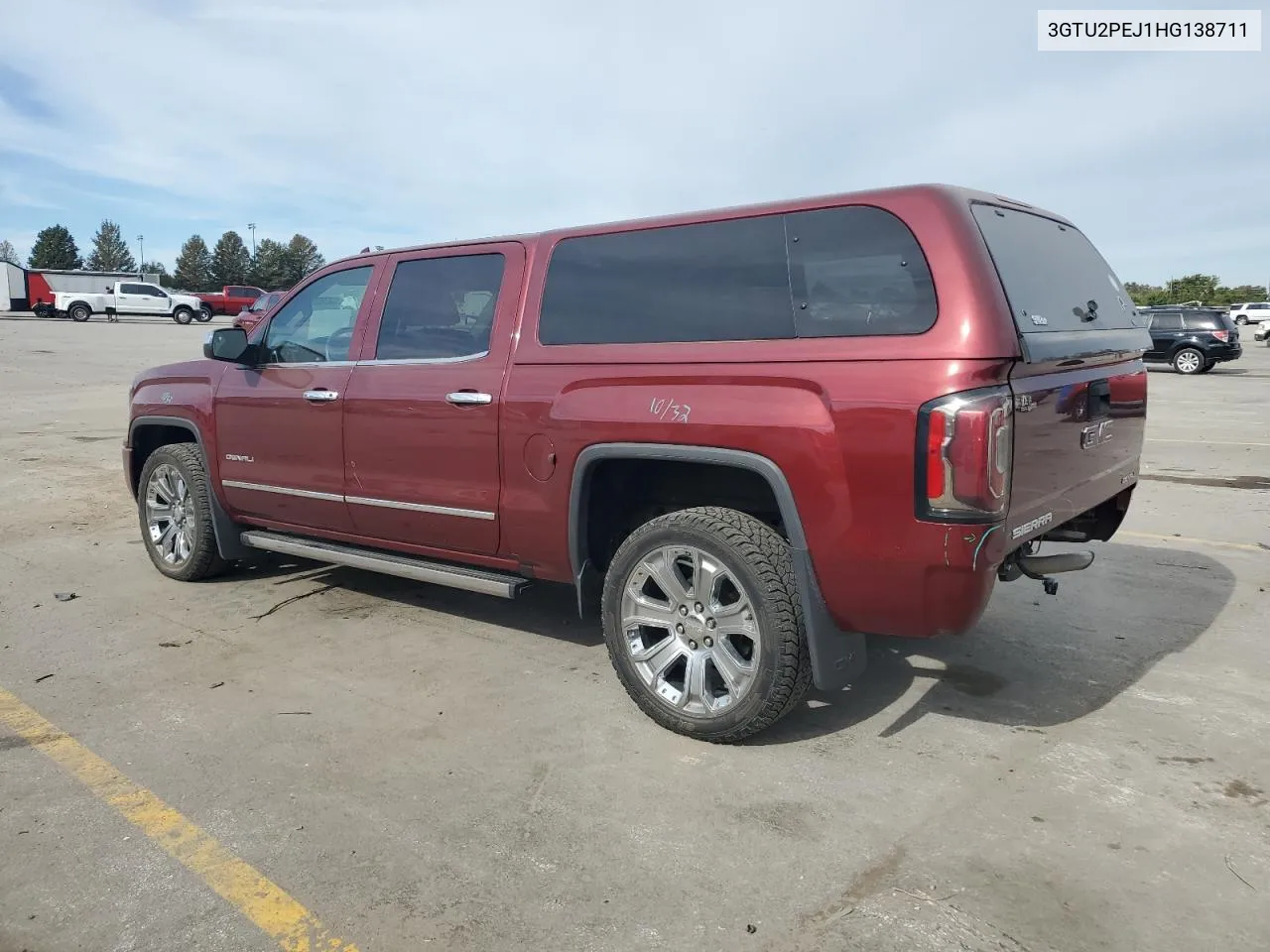 2017 GMC Sierra K1500 Denali VIN: 3GTU2PEJ1HG138711 Lot: 75838574