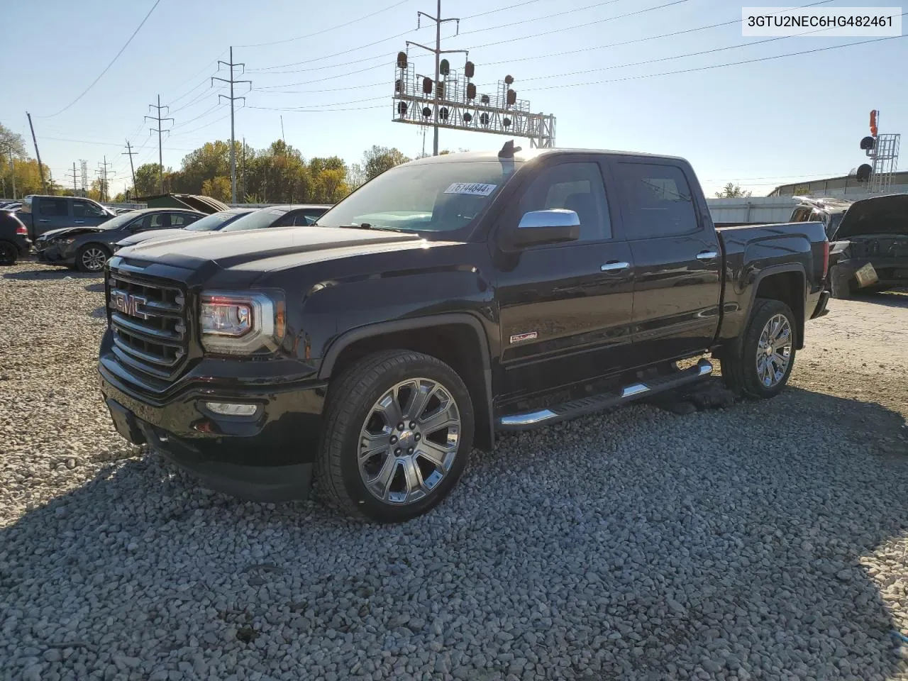 2017 GMC Sierra K1500 Slt VIN: 3GTU2NEC6HG482461 Lot: 76144844