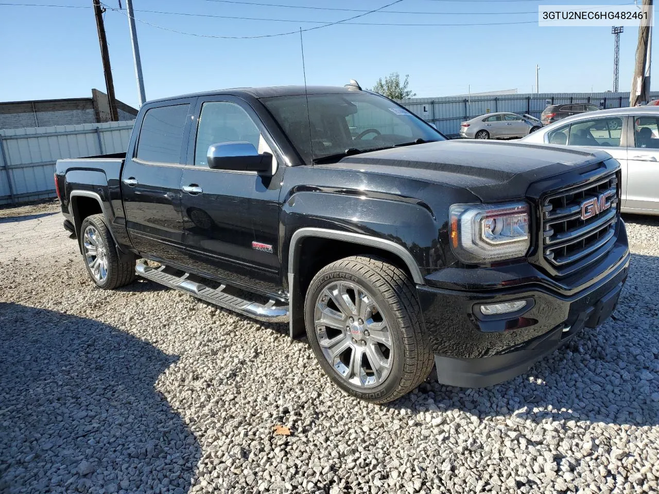 2017 GMC Sierra K1500 Slt VIN: 3GTU2NEC6HG482461 Lot: 76144844