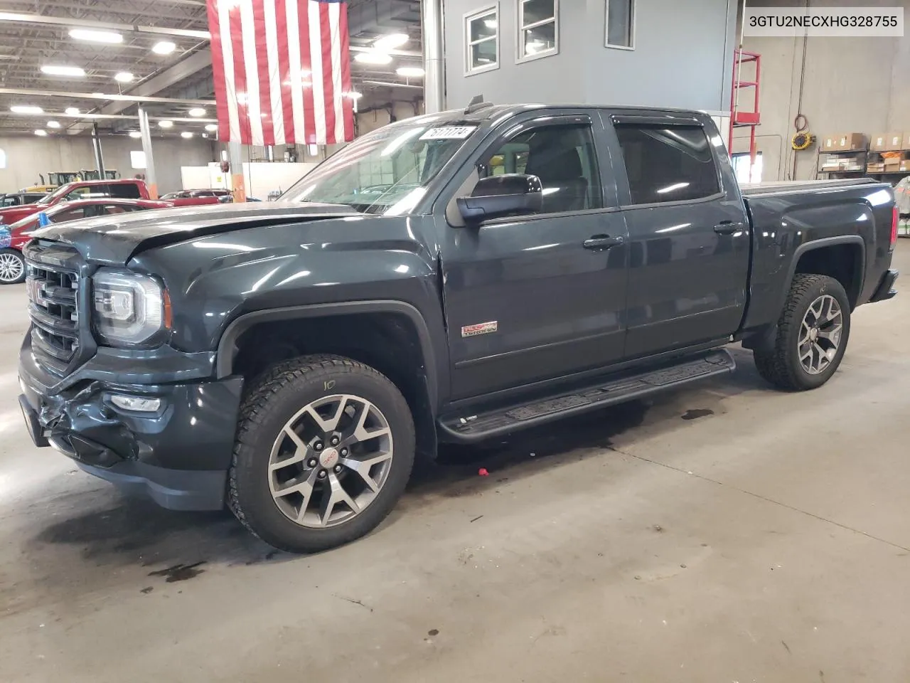 2017 GMC Sierra K1500 Slt VIN: 3GTU2NECXHG328755 Lot: 76171774