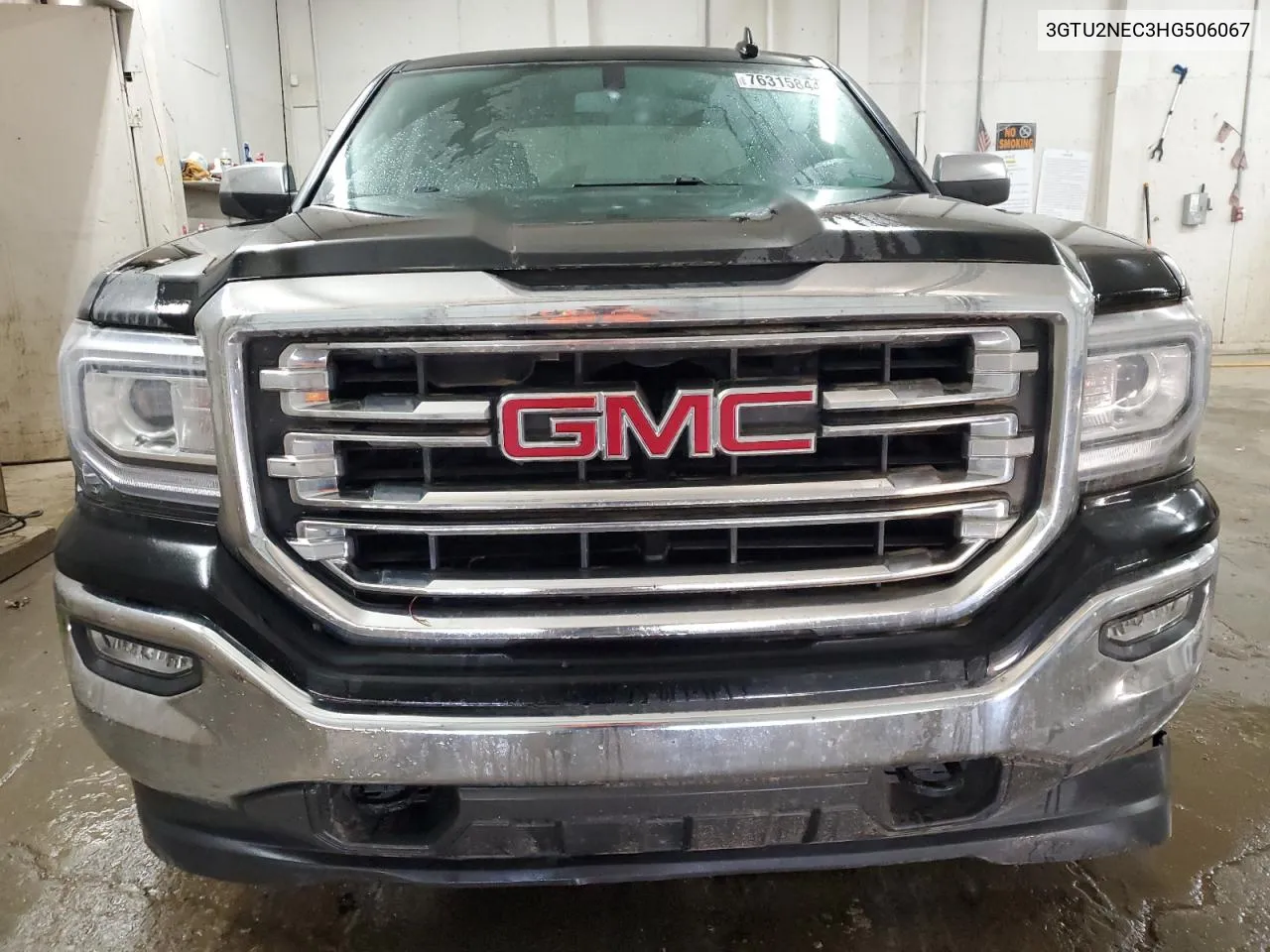 2017 GMC Sierra K1500 Slt VIN: 3GTU2NEC3HG506067 Lot: 76315844