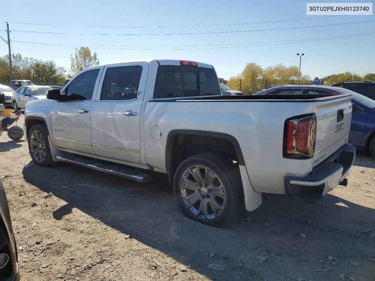 2017 GMC Sierra K1500 Denali VIN: 3GTU2PEJXHG123740 Lot: 76528464