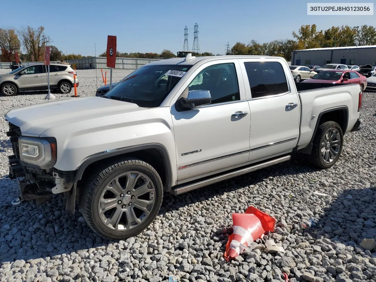 2017 GMC Sierra K1500 Denali VIN: 3GTU2PEJ8HG123056 Lot: 76880074