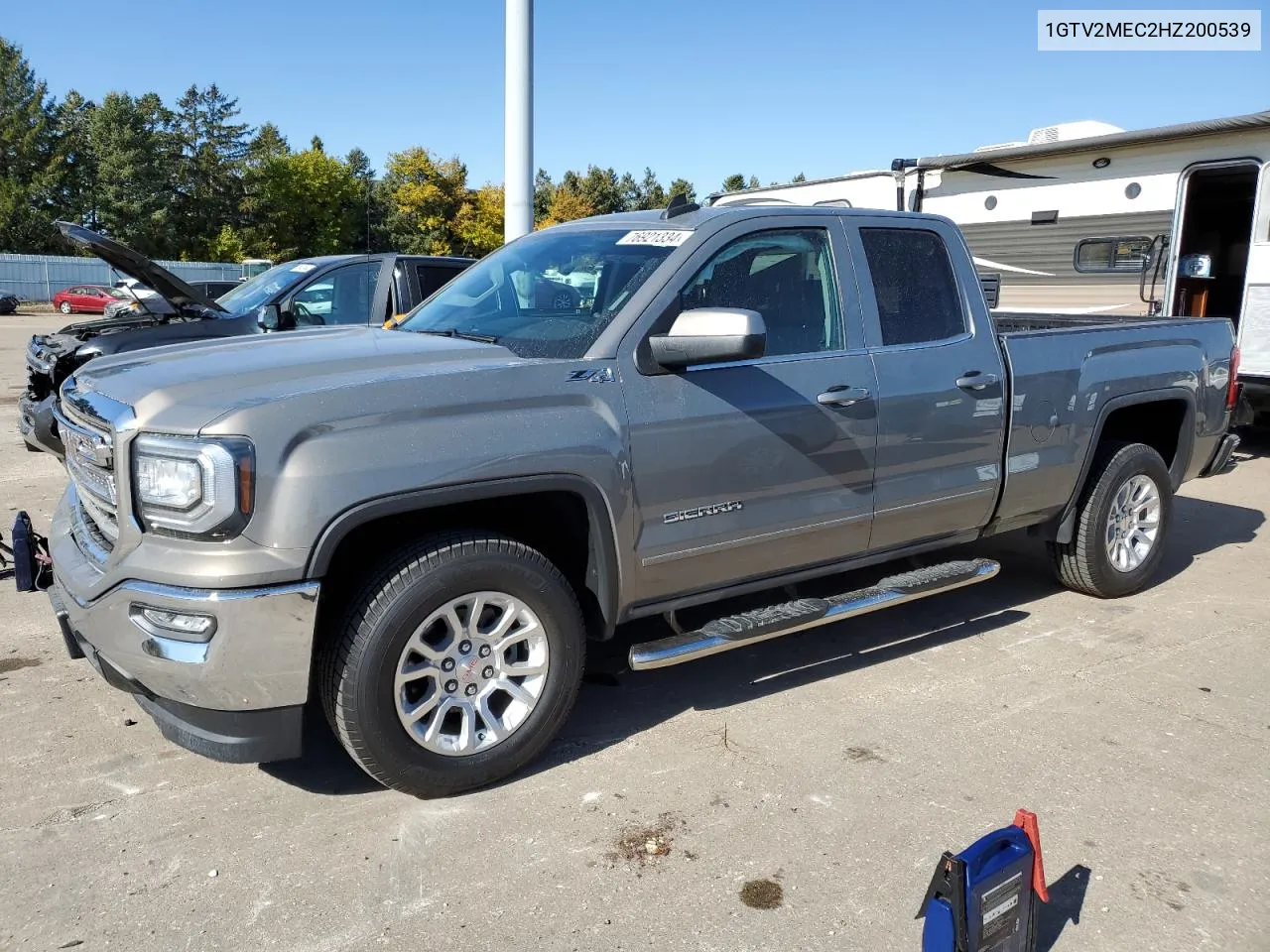 2017 GMC Sierra K1500 Sle VIN: 1GTV2MEC2HZ200539 Lot: 76921334