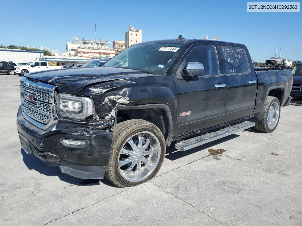 2017 GMC Sierra K1500 Slt VIN: 3GTU2NEC6HG292563 Lot: 77117444