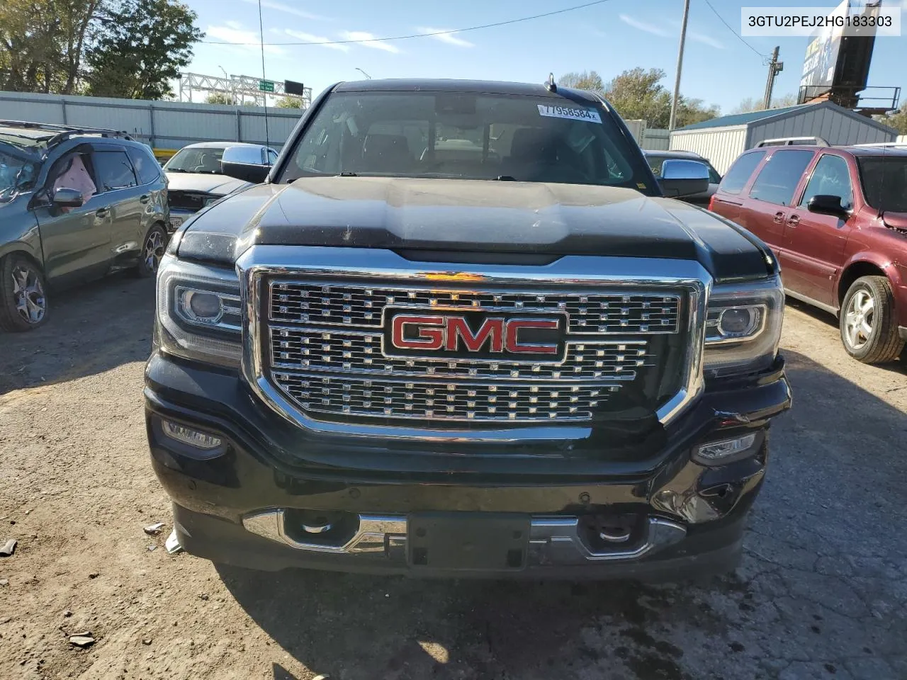 2017 GMC Sierra K1500 Denali VIN: 3GTU2PEJ2HG183303 Lot: 77958584