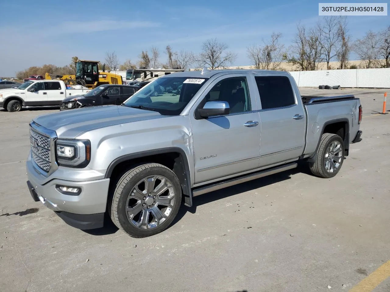 2017 GMC Sierra K1500 Denali VIN: 3GTU2PEJ3HG501428 Lot: 78002874