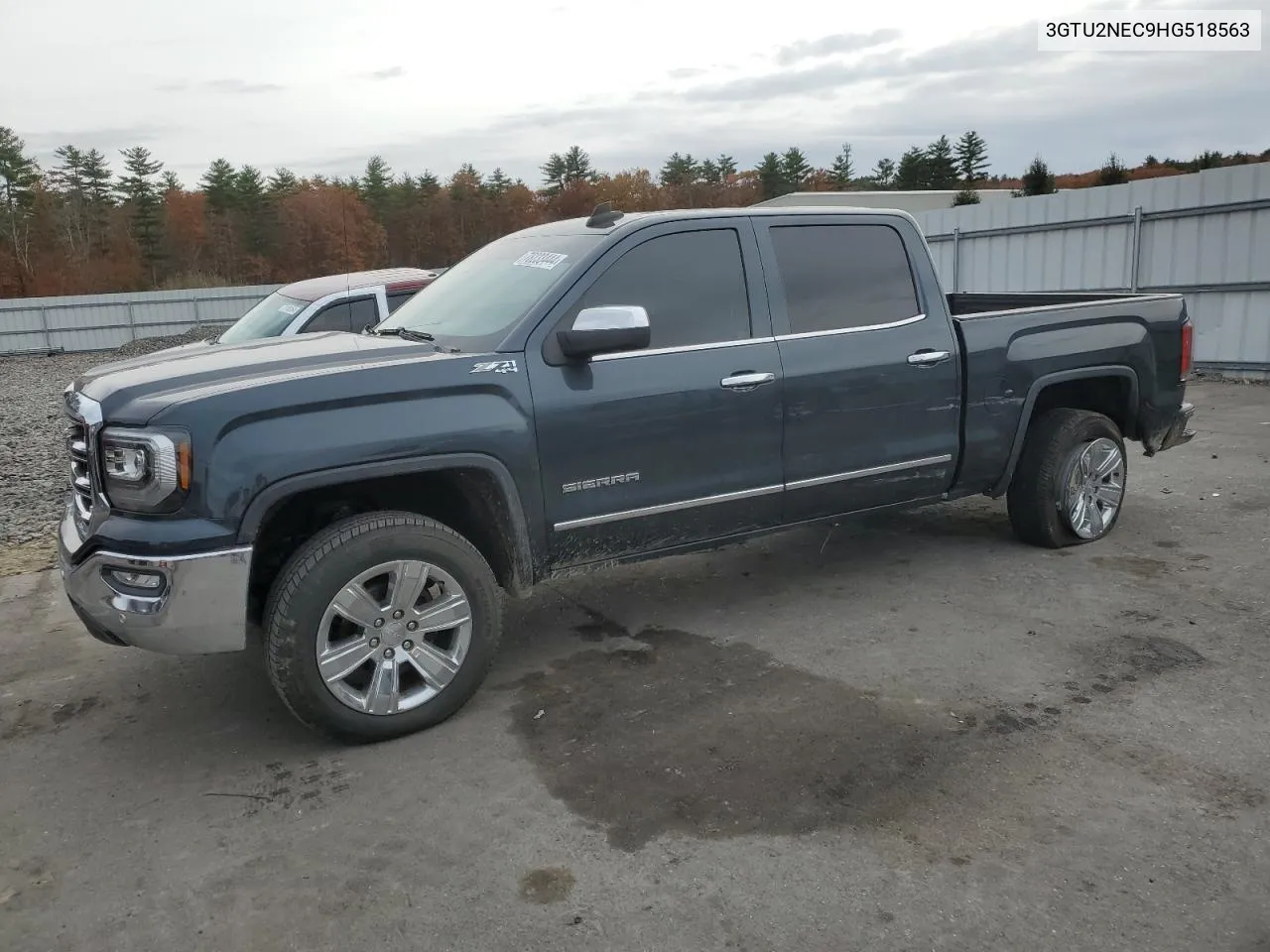 2017 GMC Sierra K1500 Slt VIN: 3GTU2NEC9HG518563 Lot: 78233444