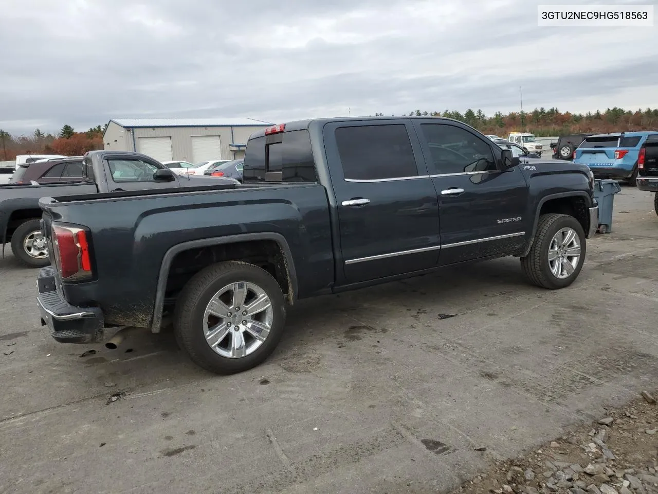 2017 GMC Sierra K1500 Slt VIN: 3GTU2NEC9HG518563 Lot: 78233444