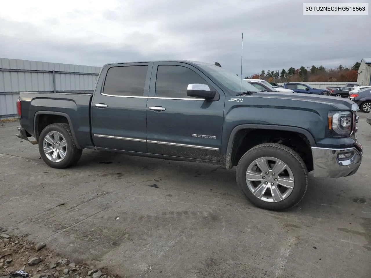 2017 GMC Sierra K1500 Slt VIN: 3GTU2NEC9HG518563 Lot: 78233444