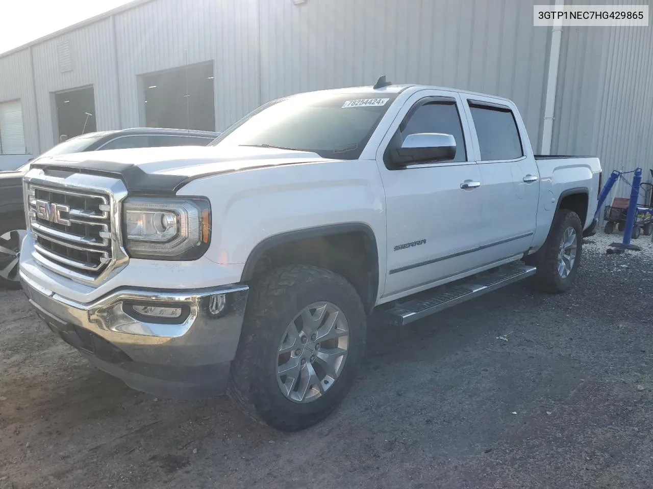 2017 GMC Sierra C1500 Slt VIN: 3GTP1NEC7HG429865 Lot: 78254424