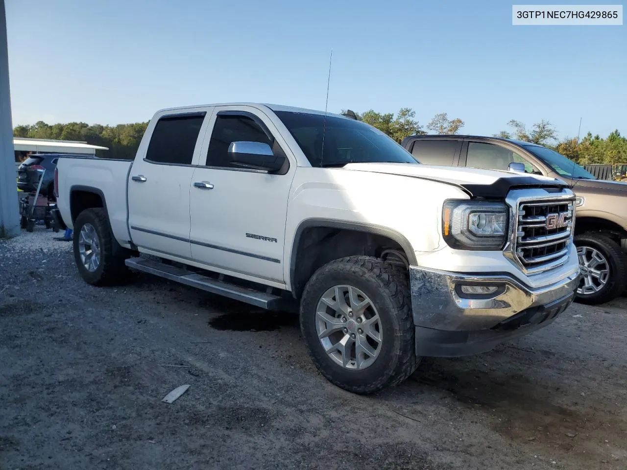 2017 GMC Sierra C1500 Slt VIN: 3GTP1NEC7HG429865 Lot: 78254424