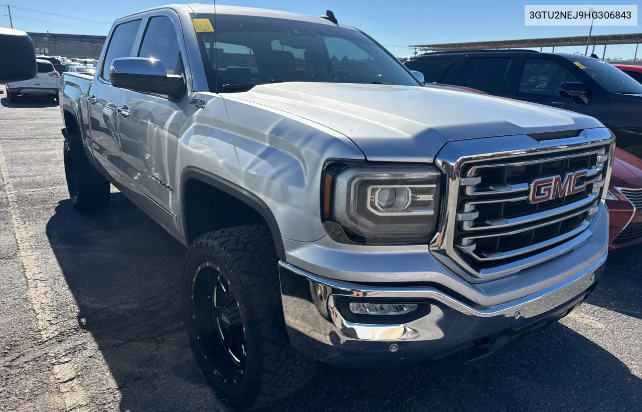 2017 GMC Sierra K1500 Slt VIN: 3GTU2NEJ9HG306843 Lot: 79090734