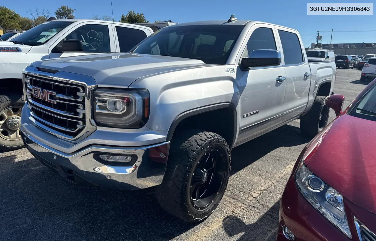 2017 GMC Sierra K1500 Slt VIN: 3GTU2NEJ9HG306843 Lot: 79090734