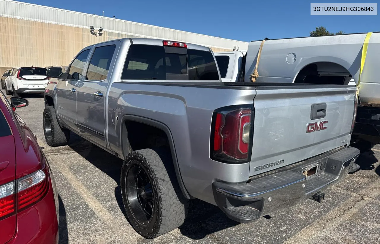 2017 GMC Sierra K1500 Slt VIN: 3GTU2NEJ9HG306843 Lot: 79090734