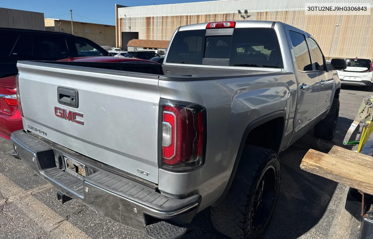 2017 GMC Sierra K1500 Slt VIN: 3GTU2NEJ9HG306843 Lot: 79090734