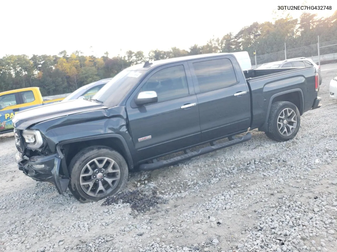 2017 GMC Sierra K1500 Slt VIN: 3GTU2NEC7HG432748 Lot: 79876584