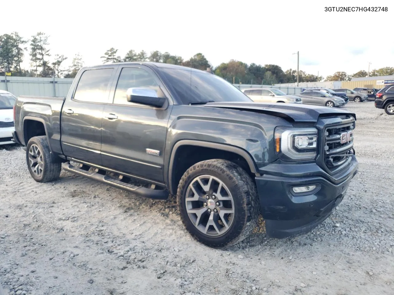 2017 GMC Sierra K1500 Slt VIN: 3GTU2NEC7HG432748 Lot: 79876584