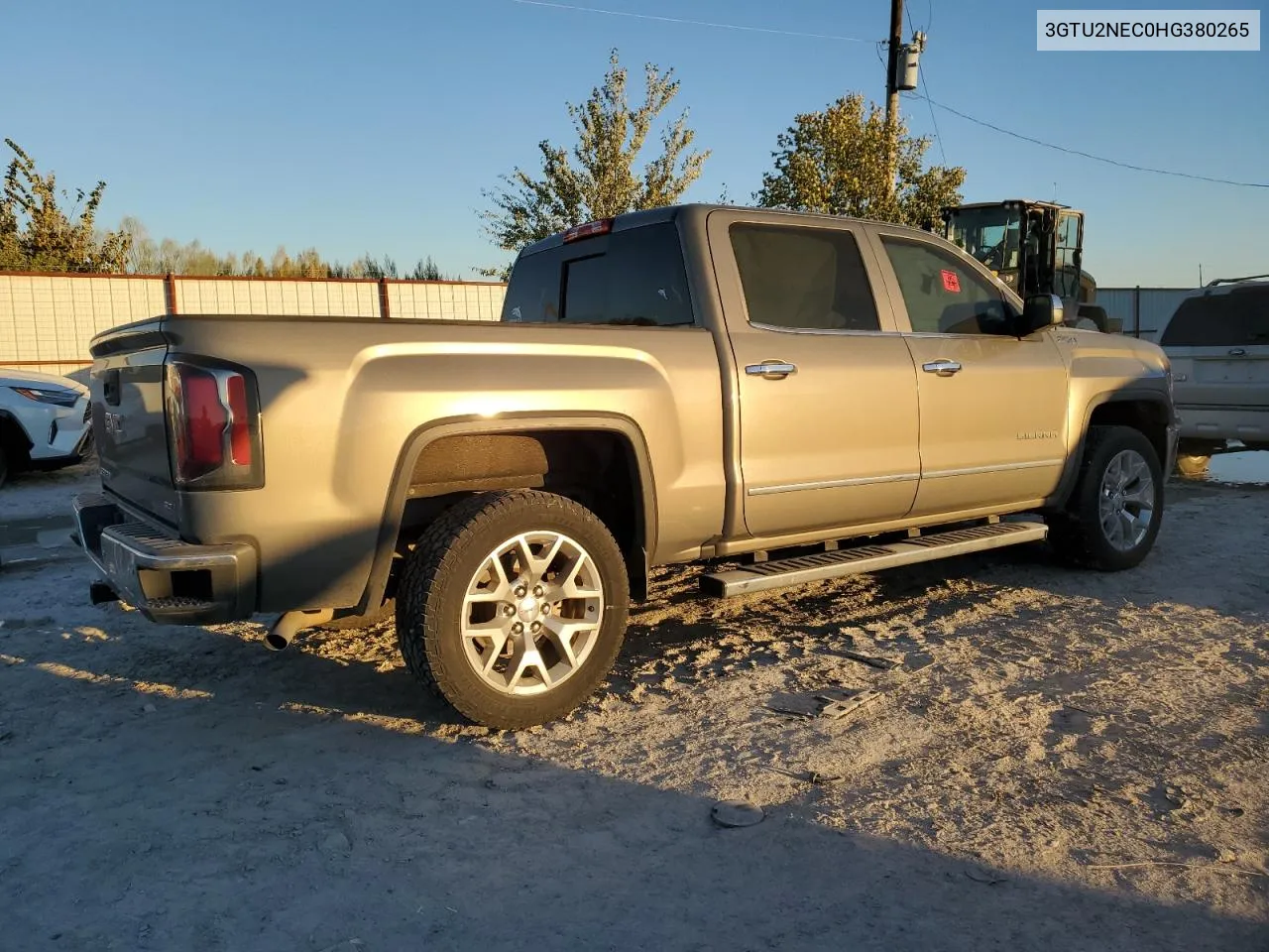 2017 GMC Sierra K1500 Slt VIN: 3GTU2NEC0HG380265 Lot: 80360614