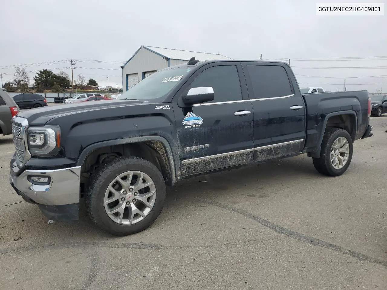 2017 GMC Sierra K1500 Slt VIN: 3GTU2NEC2HG409801 Lot: 80760744