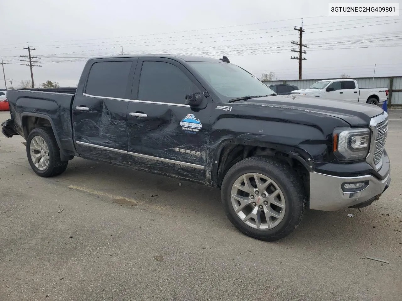 2017 GMC Sierra K1500 Slt VIN: 3GTU2NEC2HG409801 Lot: 80760744