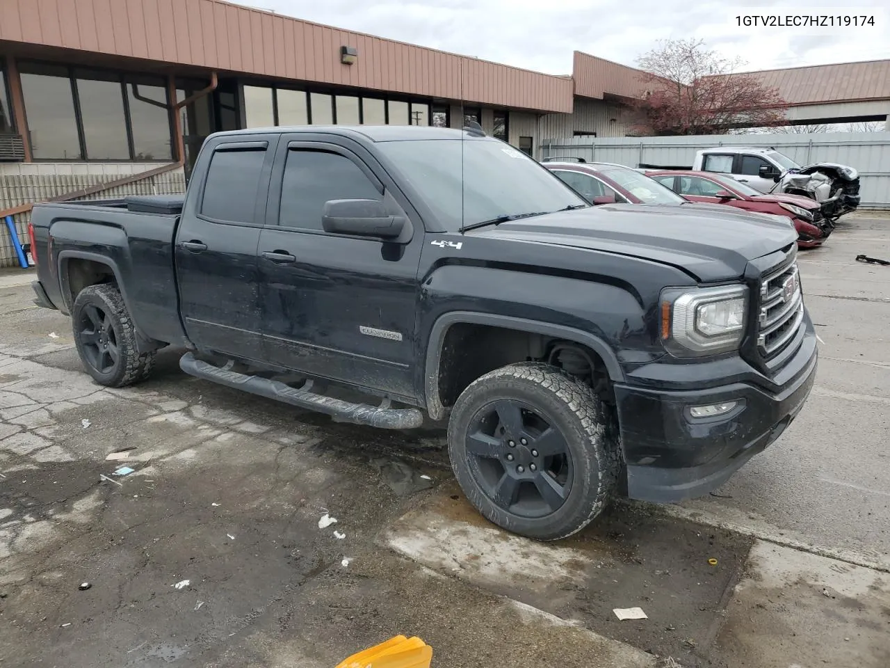 2017 GMC Sierra K1500 VIN: 1GTV2LEC7HZ119174 Lot: 81033414