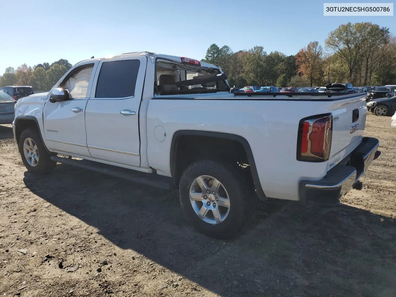 2017 GMC Sierra K1500 Slt VIN: 3GTU2NEC5HG500786 Lot: 81176444